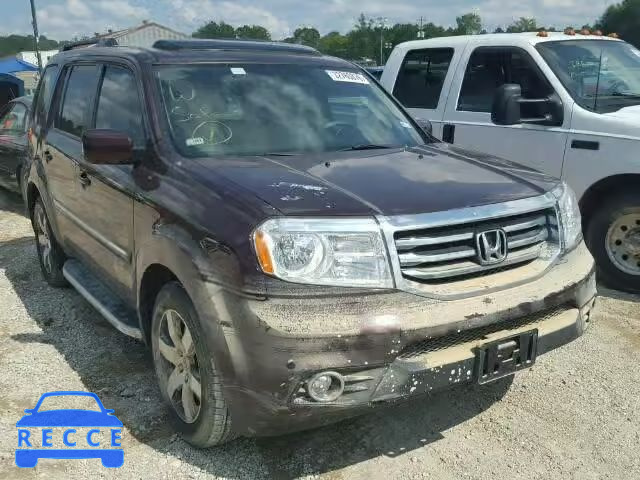 2014 HONDA PILOT TOUR 5FNYF3H98EB018034 image 0