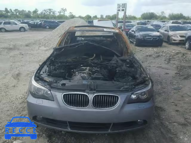 2007 BMW 525I WBANE53517CW62848 зображення 8
