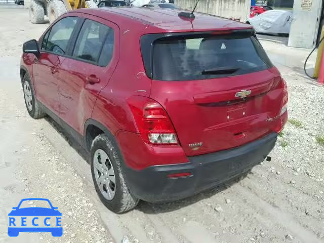 2015 CHEVROLET TRAX LS KL7CJKSB5FB155433 image 2