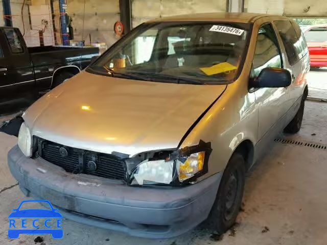 2001 TOYOTA SIENNA CE 4T3ZF19C31U379985 image 1