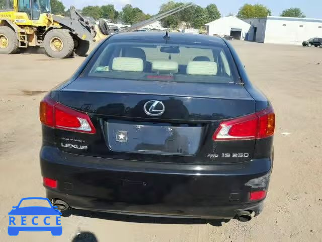 2009 LEXUS IS250 AWD JTHCK262895031443 image 9