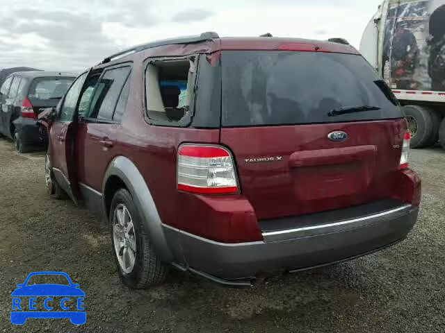 2008 FORD TAURUS X S 1FMDK02W78GA42256 Bild 2