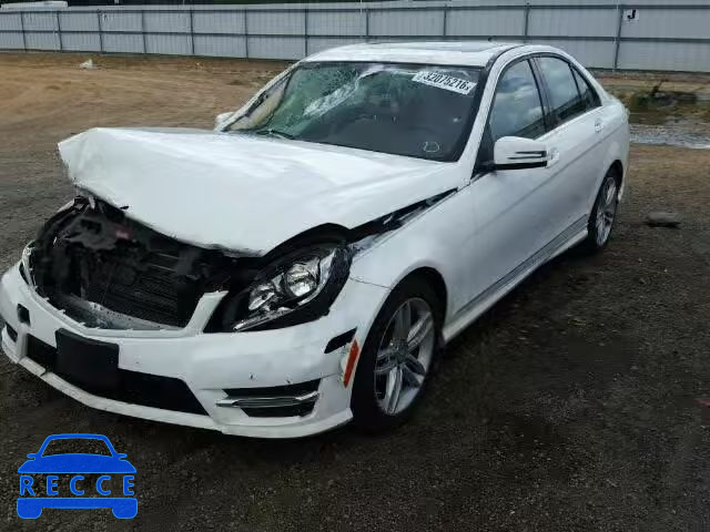 2014 MERCEDES-BENZ C250 WDDGF4HB2EA911951 зображення 1