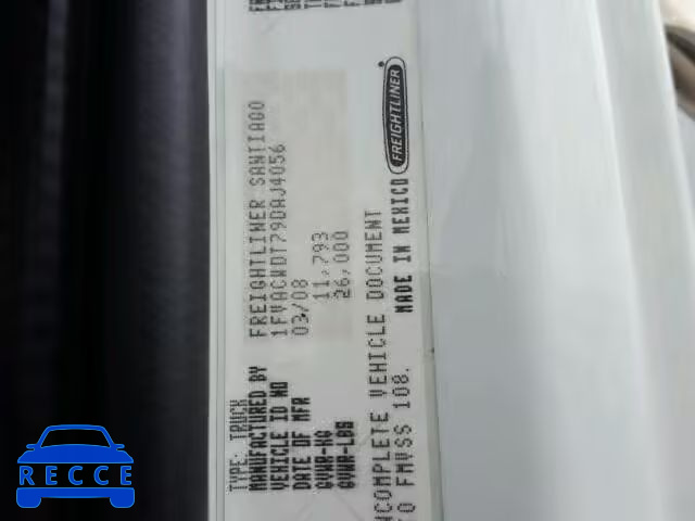 2009 FREIGHTLINER M2 106 MED 1FVACWDT79DAJ4056 зображення 9