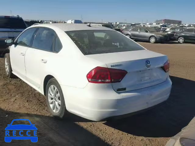 2012 VOLKSWAGEN PASSAT S 1VWAP7A30CC093040 image 2