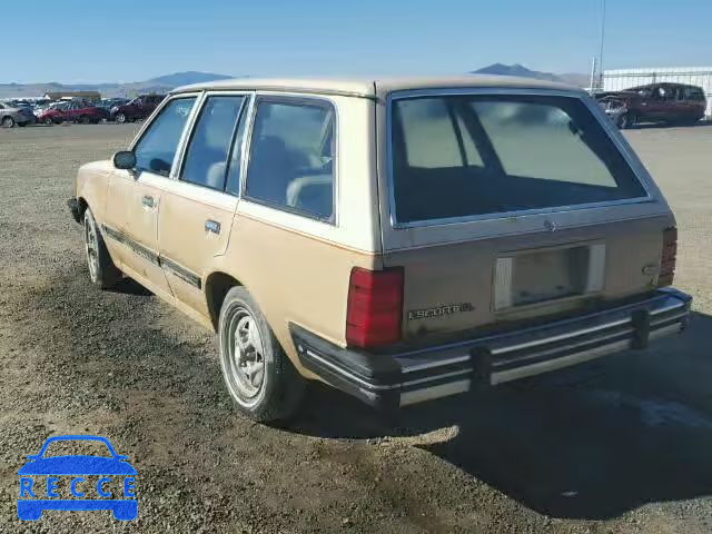 1985 FORD ESCORT GL 1FABP1042FW238800 Bild 2