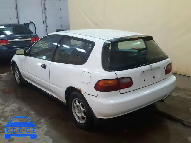 1993 HONDA CIVIC VX 2HGEH237XPH524377 image 2