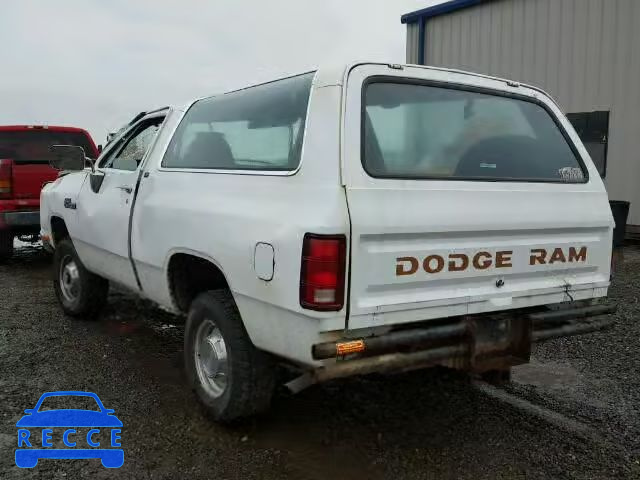 1992 DODGE RAMCHARGER 3B4GM17Y8NM540203 зображення 2