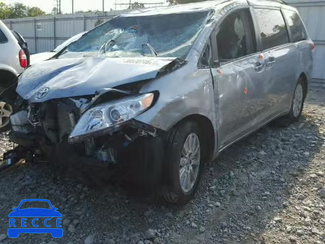 2014 TOYOTA SIENNA XLE 5TDDK3DC9ES086480 image 1