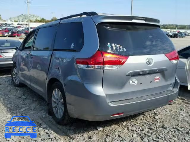 2014 TOYOTA SIENNA XLE 5TDDK3DC9ES086480 image 2