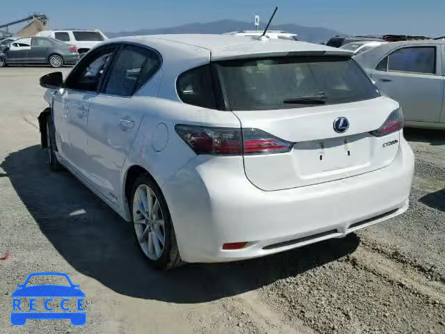 2012 LEXUS CT200H JTHKD5BH2C2099246 image 2