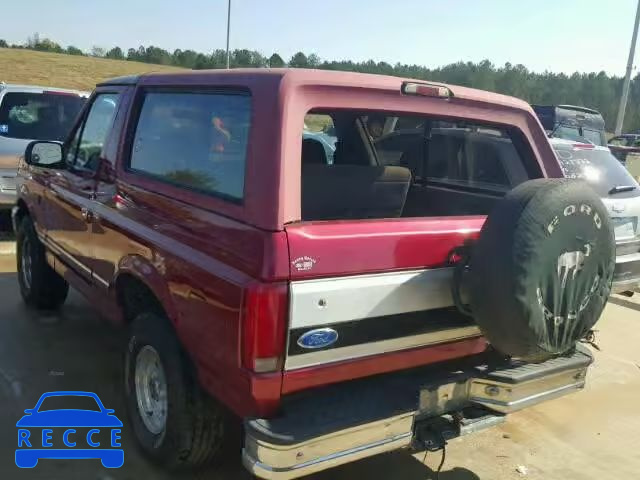 1995 FORD BRONCO 1FMEU15H7SLA30320 image 2