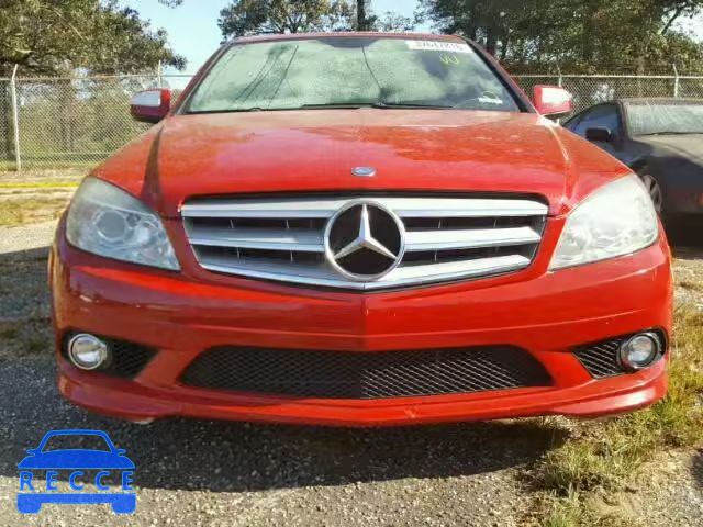 2009 MERCEDES-BENZ C300 WDDGF54X49R041988 image 9