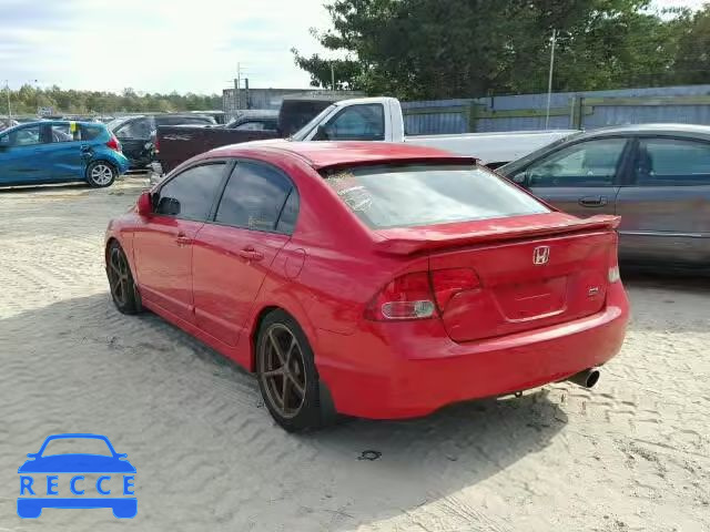 2008 HONDA CIVIC SI 2HGFA55508H711117 зображення 2