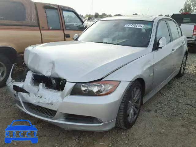 2007 BMW 328I SULEV WBAVC53507FZ79833 зображення 1