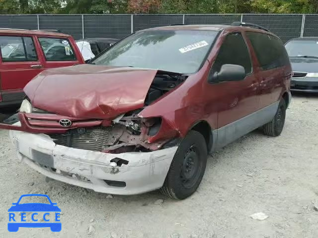 2002 TOYOTA SIENNA CE 4T3ZF19C82U485494 image 1