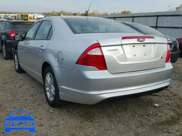 2012 FORD FUSION S 3FAHP0GA6CR334914 зображення 2