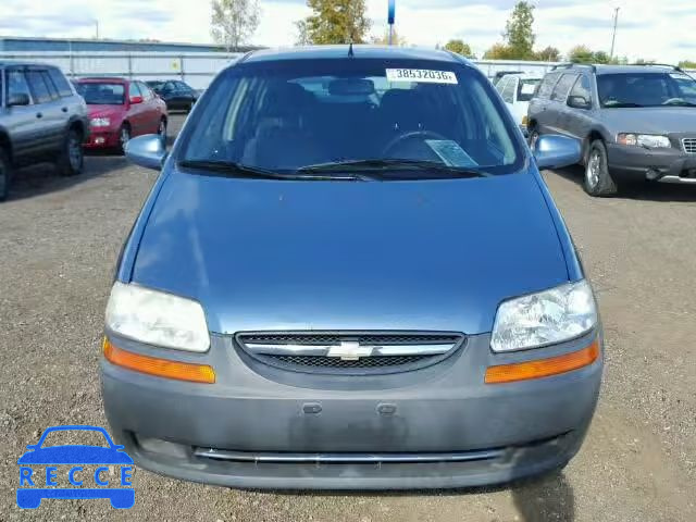 2006 CHEVROLET AVEO LT KL1TG66606B552139 Bild 9