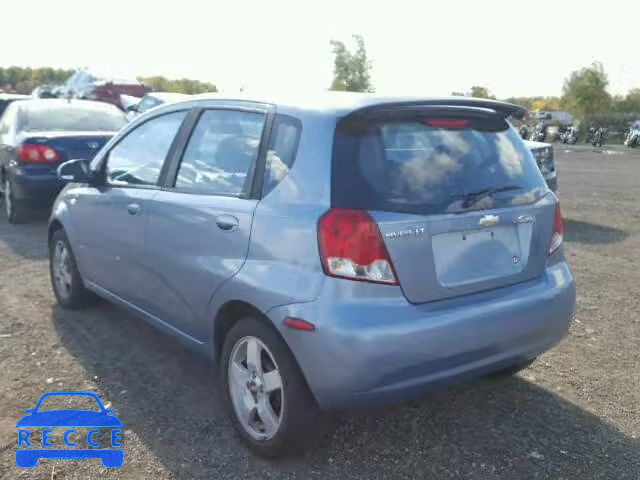 2006 CHEVROLET AVEO LT KL1TG66606B552139 Bild 2