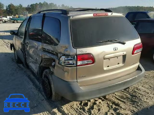 2003 TOYOTA SIENNA CE 4T3ZF19C33U533565 image 2