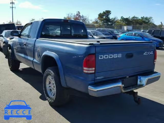 2002 DODGE DAKOTA SLT 1B7GG42X32S616553 image 2