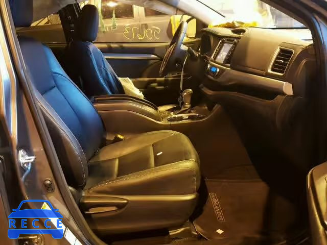 2014 TOYOTA HIGHLANDER 5TDJKRFH8ES052495 зображення 4