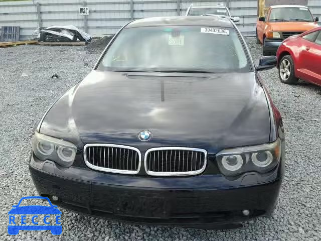 2005 BMW 745I WBAGL63535DP74322 image 9