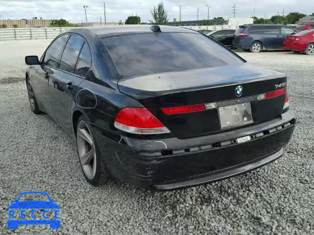 2005 BMW 745I WBAGL63535DP74322 Bild 2