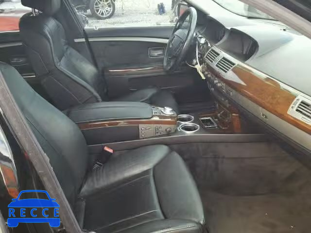 2005 BMW 745I WBAGL63535DP74322 image 4