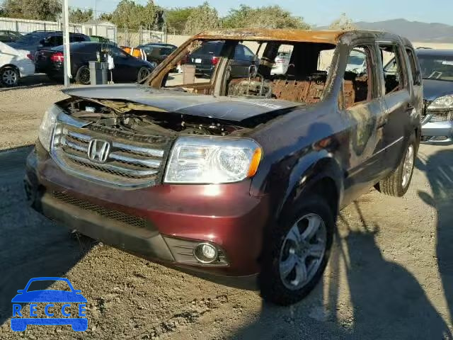 2014 HONDA PILOT EXL 5FNYF3H56EB027277 image 1