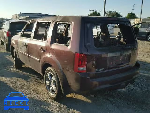 2014 HONDA PILOT EXL 5FNYF3H56EB027277 image 2