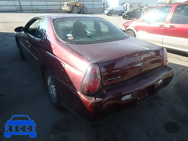 2001 CHEVROLET MONTE CARL 2G1WW15E919207246 image 2