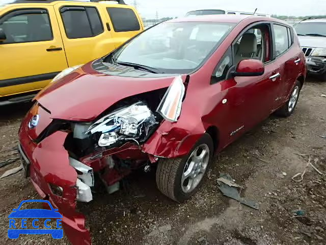 2012 NISSAN LEAF SV/SL JN1AZ0CPXCT016019 зображення 1