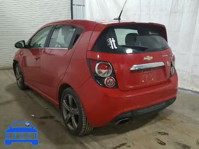 2013 CHEVROLET SONIC RS 1G1JH6SB4D4127081 image 2