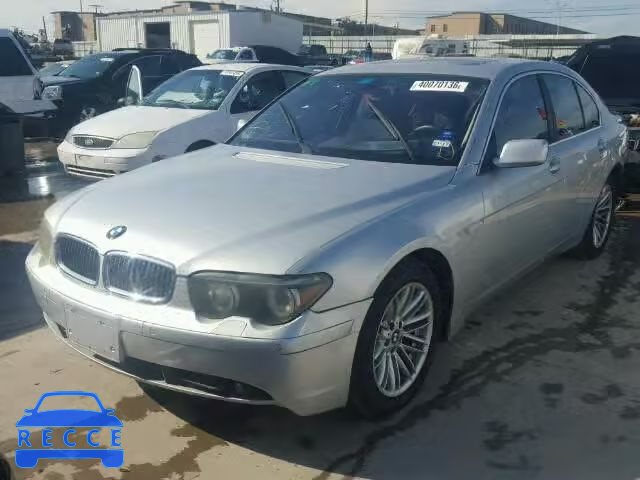 2002 BMW 745I WBAGL63442DP51960 Bild 1