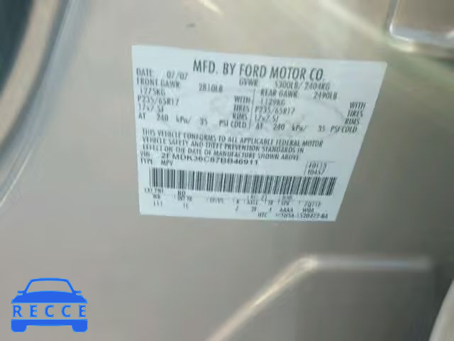 2007 FORD EDGE SE 2FMDK36C87BB46911 зображення 8