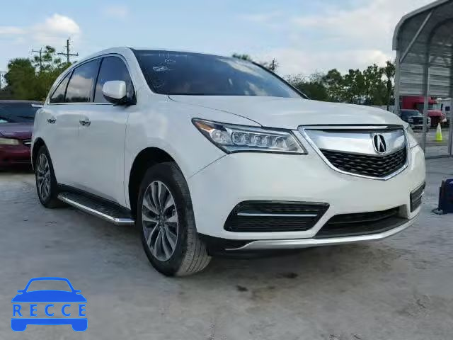 2014 ACURA MDX TECH 5FRYD3H45EB020431 зображення 0