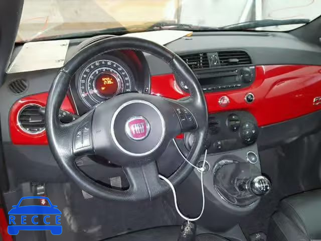 2012 FIAT 500 SPORT 3C3CFFBR2CT212517 зображення 9