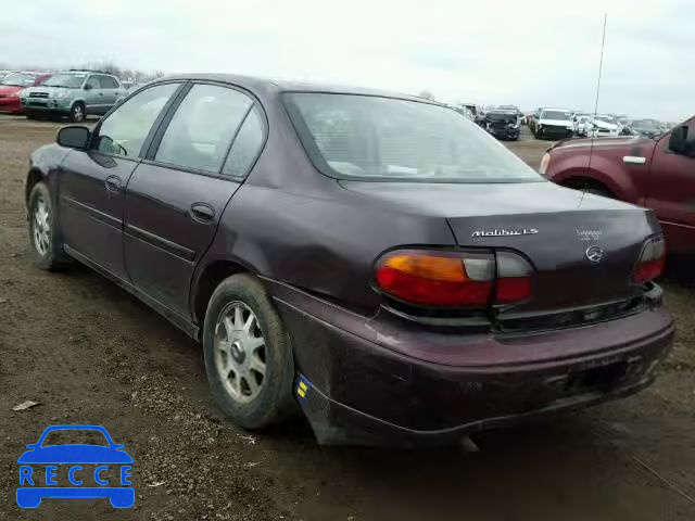 1999 CHEVROLET MALIBU LS 1G1NE52M9X6173147 зображення 2