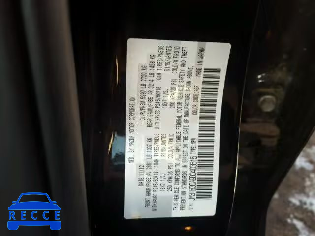 2013 MAZDA CX-9 TOURI JM3TB3CA9D0403615 Bild 9