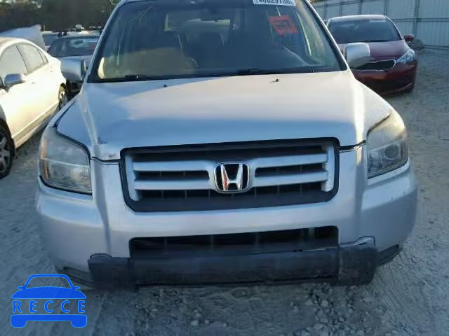 2008 HONDA PILOT VP 5FNYF28278B024845 зображення 8