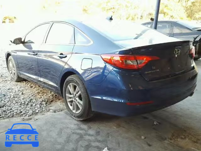 2017 HYUNDAI SONATA SE 5NPE24AF9HH496277 image 2