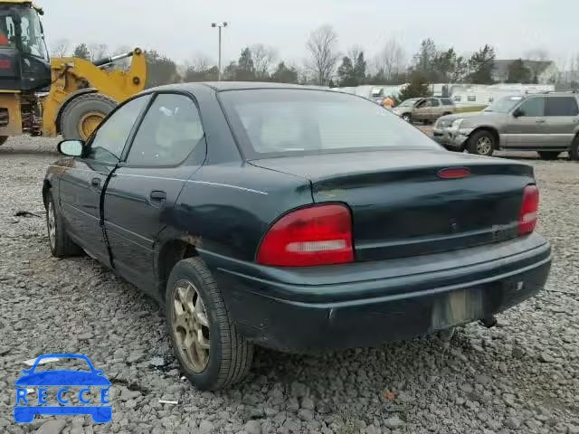 1999 DODGE NEON HIGHL 3B3ES47C8XT519285 image 2