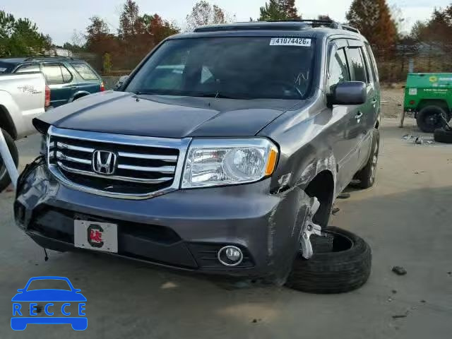 2014 HONDA PILOT EXLN 5FNYF3H7XEB021239 image 1