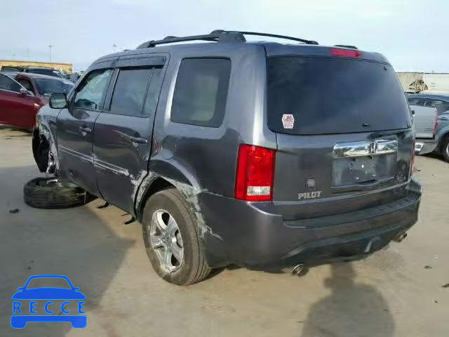 2014 HONDA PILOT EXLN 5FNYF3H7XEB021239 image 2