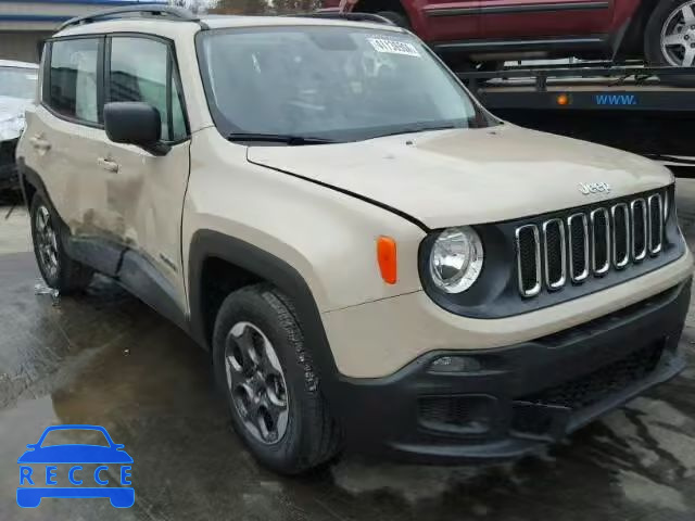 2016 JEEP RENEGADE S ZACCJAATXGPC85867 зображення 0