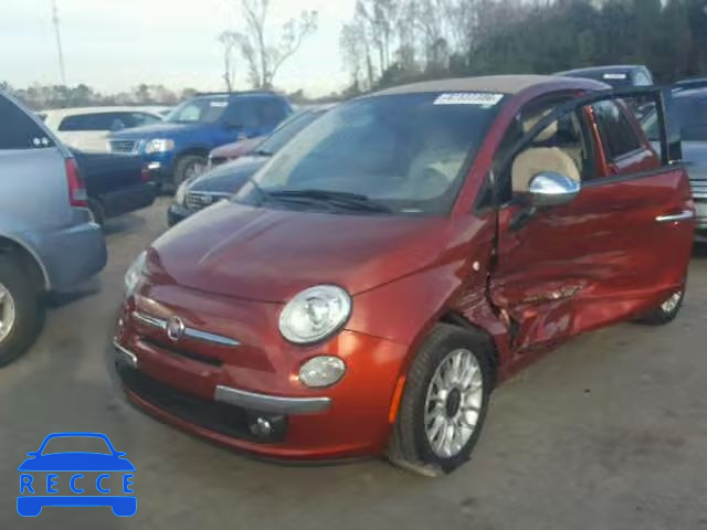 2013 FIAT 500 LOUNGE 3C3CFFER5DT528796 зображення 1