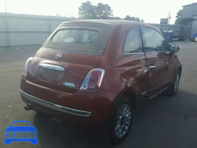 2013 FIAT 500 LOUNGE 3C3CFFER5DT528796 зображення 3