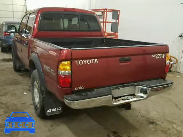 2003 TOYOTA TACOMA DOU 5TEHN72NX3Z223298 image 2