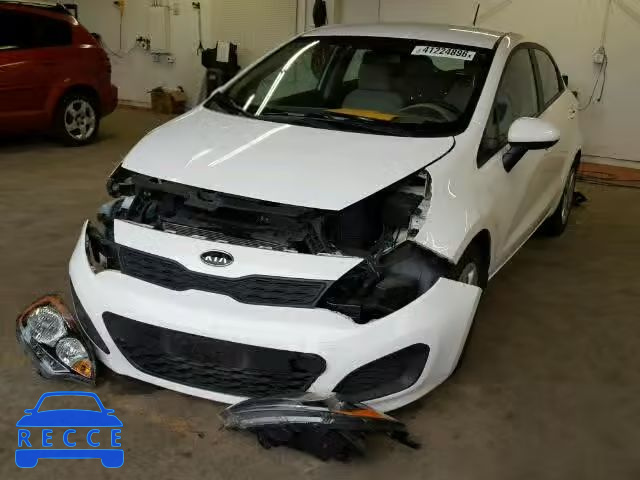 2012 KIA RIO LX KNADM5A35C6032923 image 1